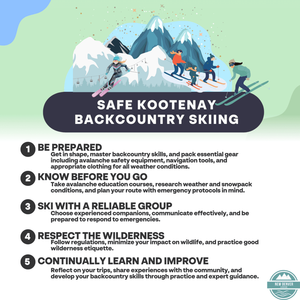 How to Safely Enjoy Kootenay Backcountry Skiing